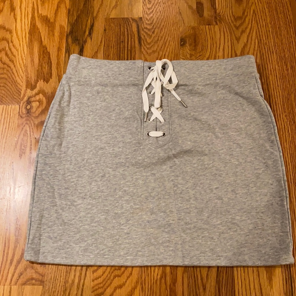 Forever 21 gray mini skirt